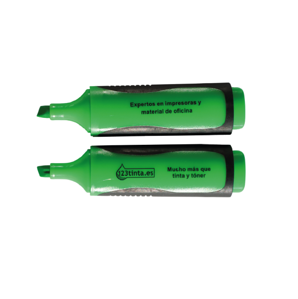 123tinta Subrayador verde punta biselada  426492 - 1