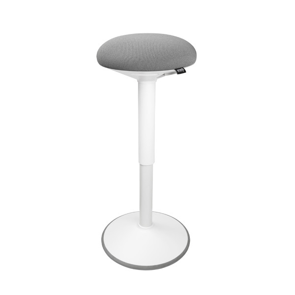 123tinta Taburete redondo ergonómico con resorte de gas, color blanco (57 cm - 82 cm) 390051 - 1