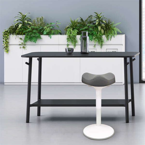 123tinta Taburete triangular ergonómico con resorte de gas, color blanco (48 cm - 65 cm) 390049 - 7
