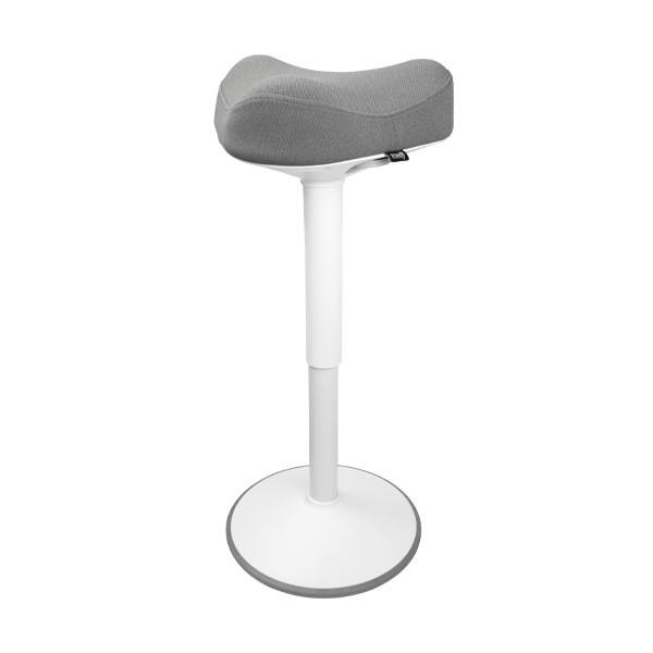 123tinta Taburete triangular ergonómico con resorte de gas, color blanco (58 cm - 83 cm) 390047 - 1