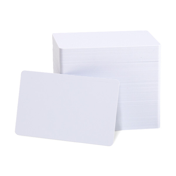 123tinta Tarjetas PVC Blancas 0,76 mm - 100 unidades 141624 - 1
