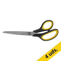 123tinta Tijeras mango soft grip 230 mm | Pack 4 uds