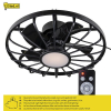 123tinta Ventilador de Techo Negro con Lámpara LED Ø 50,8 cm - IP44 - 42W | 2000-4000K LDR02463 - 7