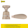 123tinta Ventilador de techo con lámpara LED Ø 53 cm 2200-6500K Color arena 25W LDR02465 - 5