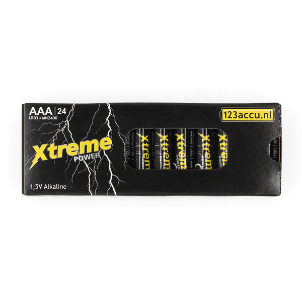 123tinta Xtreme Power AAA/LR03/MN2400 Pilas Alcalinas (24 unidades) ADR00009 - 1