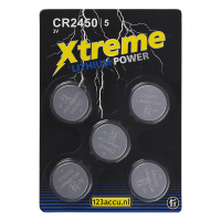 123tinta Xtreme Power CR2450 Pila de botón de litio (5 unidades) CR2450 ADR00083