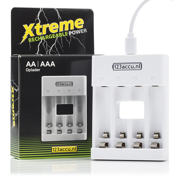 123tinta Xtreme Power Cargador Pilas USB AA/HR6 - AAA/HR03 ADR00180 - 1
