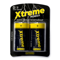 123tinta Xtreme Power D/LR20/MN1300 Pilas Alcalinas (2 unidades) LR20P2B/10C MN1300C ADR00044