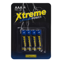 123tinta Xtreme Power FR03 Pilas AAA (4 unidades) AAA FR03 FR03LB4A/10C ADR00067