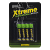 123tinta Xtreme Power pilas recargables AAA/HR03 Ni-MH (4 unidades)
