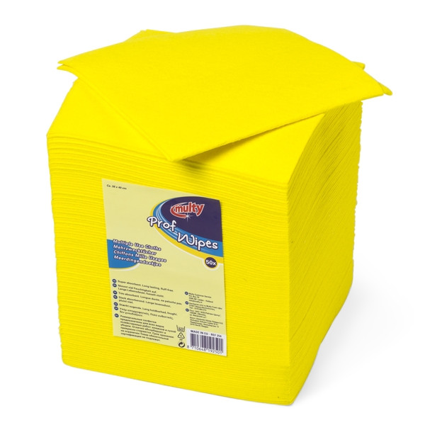 123tinta bayetas de limpieza multiusos 38 x 40 cm amarillas (50 unidades) 467152 SDR00129 - 1