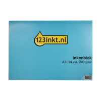123tinta bloc de dibujo A3 200 gramos (24 hojas) 301432