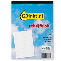 123tinta bloc de notas A5 rayado 70 gramos (100 hojas) K-5505C 300290