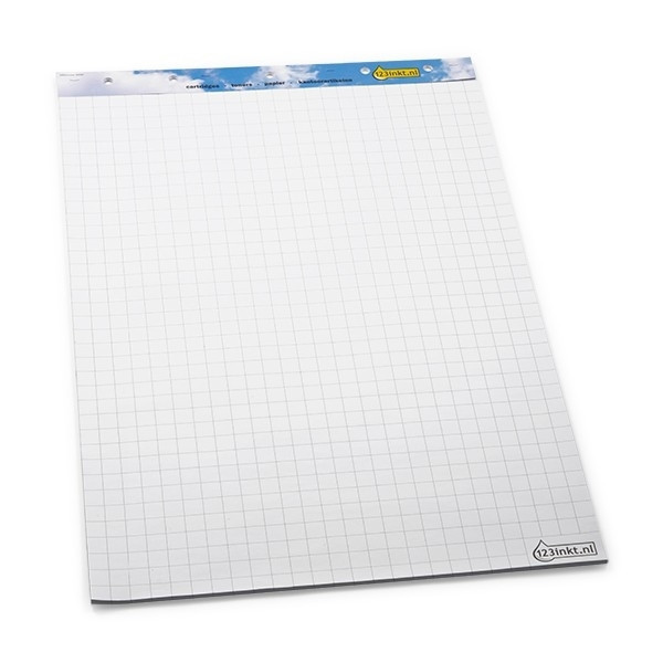 123tinta bloc de rotafolio blanco 65 x 98 cm (2 x 50 hojas) | Pack 3 uds 301351 - 2