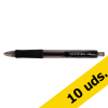 123tinta bolígrafo de gel negro | Pack 10 uds