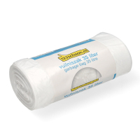 123tinta bolsas de basura HDPE blancas 35 litros  (50 unidades) SDR00421