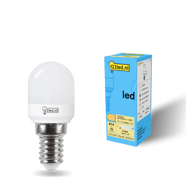 123tinta bombilla LED E14 T25 mate 2.2 W (25 W) LDR01924 - 1