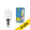 123tinta bombilla LED E14 T25 mate de 1.3W (15W) | Pack 6 uds LDR01923 - 1