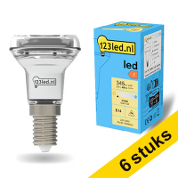 123tinta bombilla LED E14 con reflector regulable 4W (50W) | Pack 6 uds