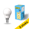 123tinta bombilla LED E14 esférica esmerilada 2700K de 4,9W (40W) | Pack 6 uds LDR01901 - 1