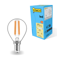 123tinta bombilla LED E14 filamento regulable 2700K de 4,5W (40W) LDR01894
