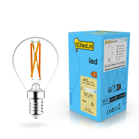 123tinta bombilla LED E14 filamento regulable esférico de 4,5 W (equivalente a 40 W) LDR02076