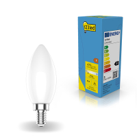123tinta bombilla LED E14 filamento regulable mate 4,5 W (40 W) LDR01866