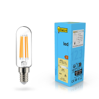 123tinta bombilla LED E14 tubo transparente (40 W) LDR02126
