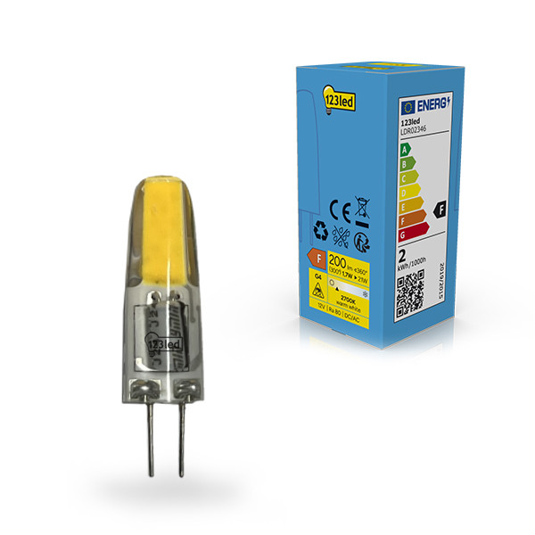 123tinta bombilla LED G4 COB G4 2700K de 1.7W (21W) LDR02346 - 1