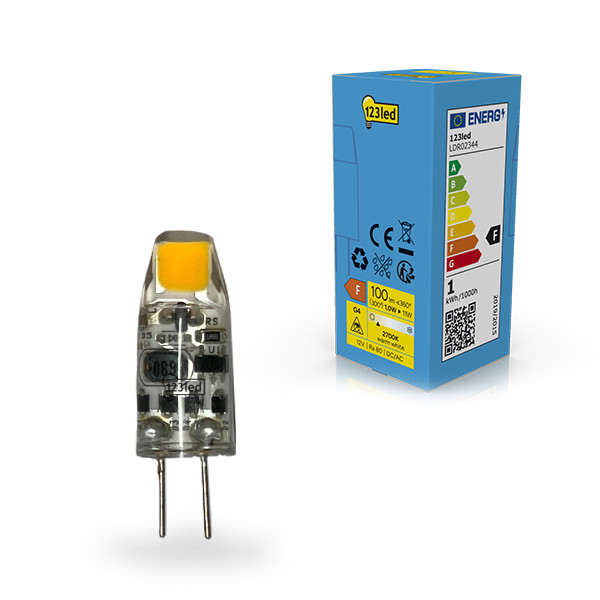 123tinta bombilla LED G4 COB G4 2700K de 1W (11W) LDR02344 - 1