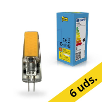 123tinta bombilla LED G4 COB G4 2700K de 2.8W (28W) | Pack 6 uds
