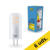 123tinta bombilla LED G4 regulable SMD 2700K de 2.1W (22W) | Pack 6 uds LDR02353 - 1
