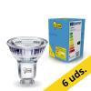 123tinta bombilla LED GU10 cristal 2700K de 3.6W (50W) | Pack 6 uds LDR01721 - 1