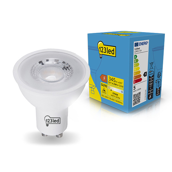 123tinta bombilla LED GU10 de 2700K de 4.5W (50W) LDR01724 - 1