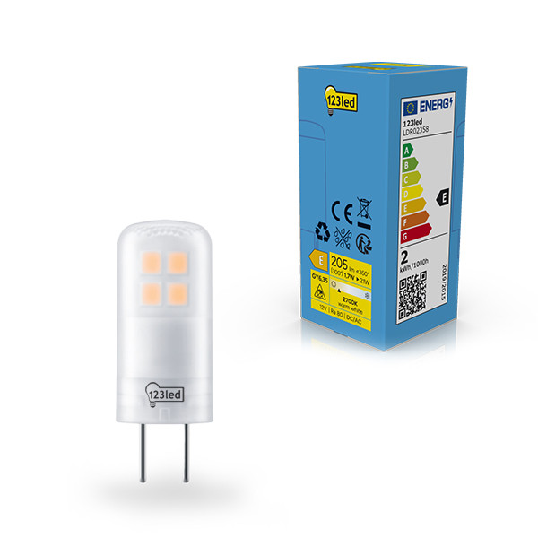 123tinta bombilla LED GY6.35 SMD mate 2700K de 1.7 W (21 W) LDR02358 - 1