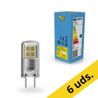 123tinta bombilla LED GY6.35 SMD transparente 2700K de 1.7 W (21 W) | Pack 6 uds