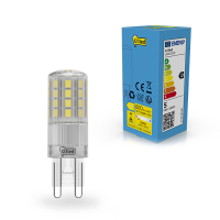 123tinta bombilla LED SMD G9 transparente 2700K de 4.3W (48W) LDR02328