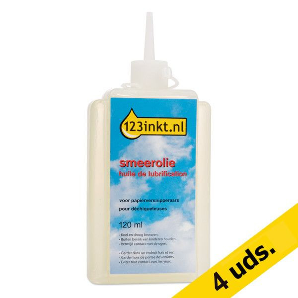 123tinta botella de aceite lubricante (120 ml) | Pack 4 uds 300657 - 1