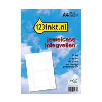 123tinta carátulas para cajas de CD (25 hojas) 060450