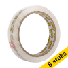 123tinta cinta adhesiva estándar de 19 mm x 66 m | Pack 8 rollos