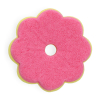123tinta esponja de fregar amarilla y rosa 100 Ø x 40 mm SDR07387 - 1