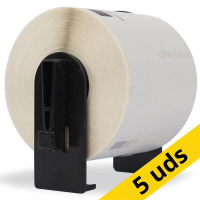 123tinta etiquetas de envío compatibles con Brother DK-11202 | Pack 5 rollos 653061
