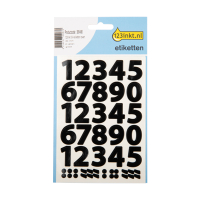 123tinta etiquetas negras grandes 0-9 3785C 301498