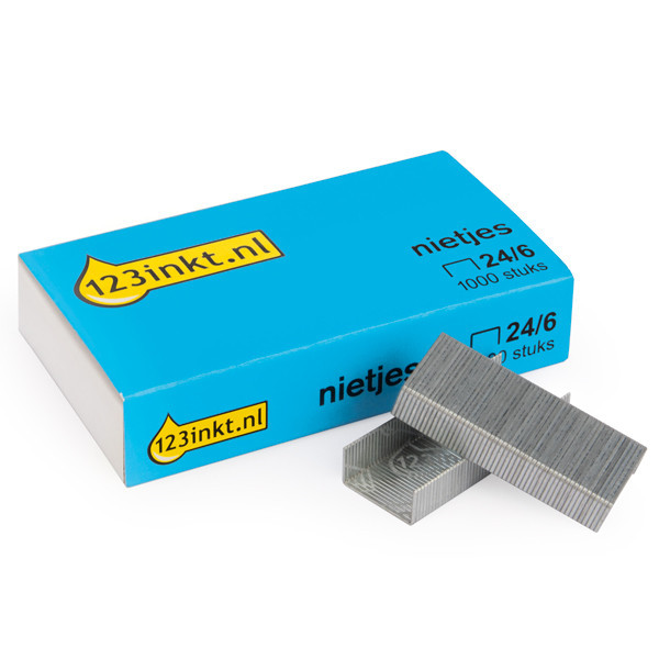 123tinta grapadora y perforadora negras (20 hojas) | Pack grapadora + perforadora + 1.000 grapas 390672 - 3