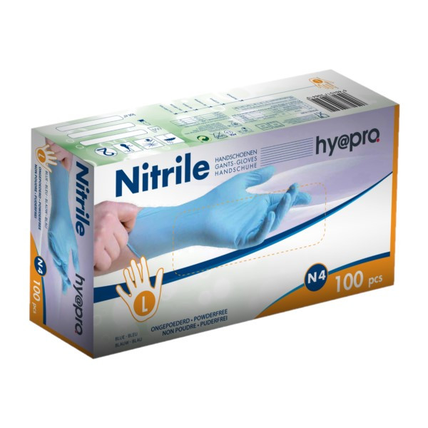 123tinta guantes de nitrilo talla L sin polvo azul (100 piezas) 9000896 9001166 SDR00487 - 1