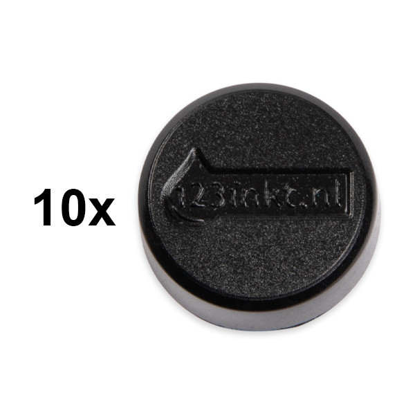 123tinta  imanes de 20 mm de color negro (10 uds) 301259 - 1