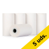 123tinta rollo de papel térmico 57 × 30 × 8 mm blanco | 5 unidades 300334 - 1