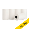123tinta rollo de papel térmico 57 × 35 × 12 mm blanco | 55 g/m² | 50 unidades 302698 - 1