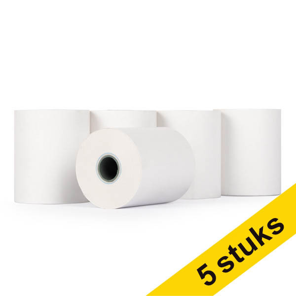 123tinta rollo de papel térmico de 57 × 47 × 12 mm | 5 unidades 303656 - 1
