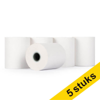 123tinta rollo de papel térmico de 57 × 47 × 12 mm | 5 unidades 303656